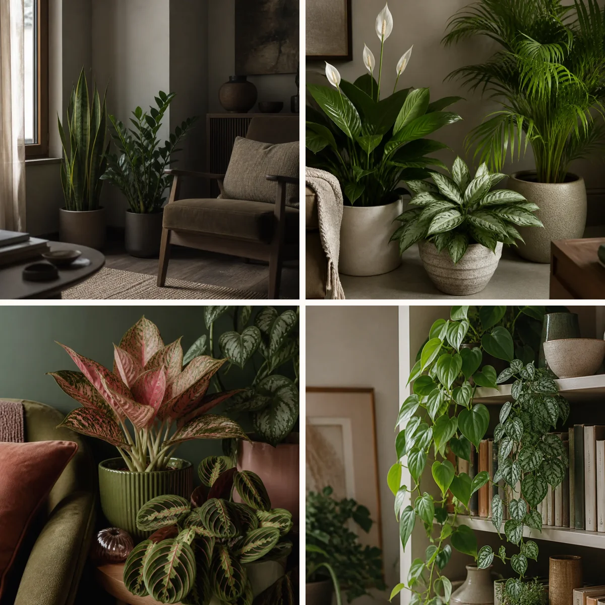 Piante da interno per poca luce che aggiungono texture, altezza e colore agli ambienti