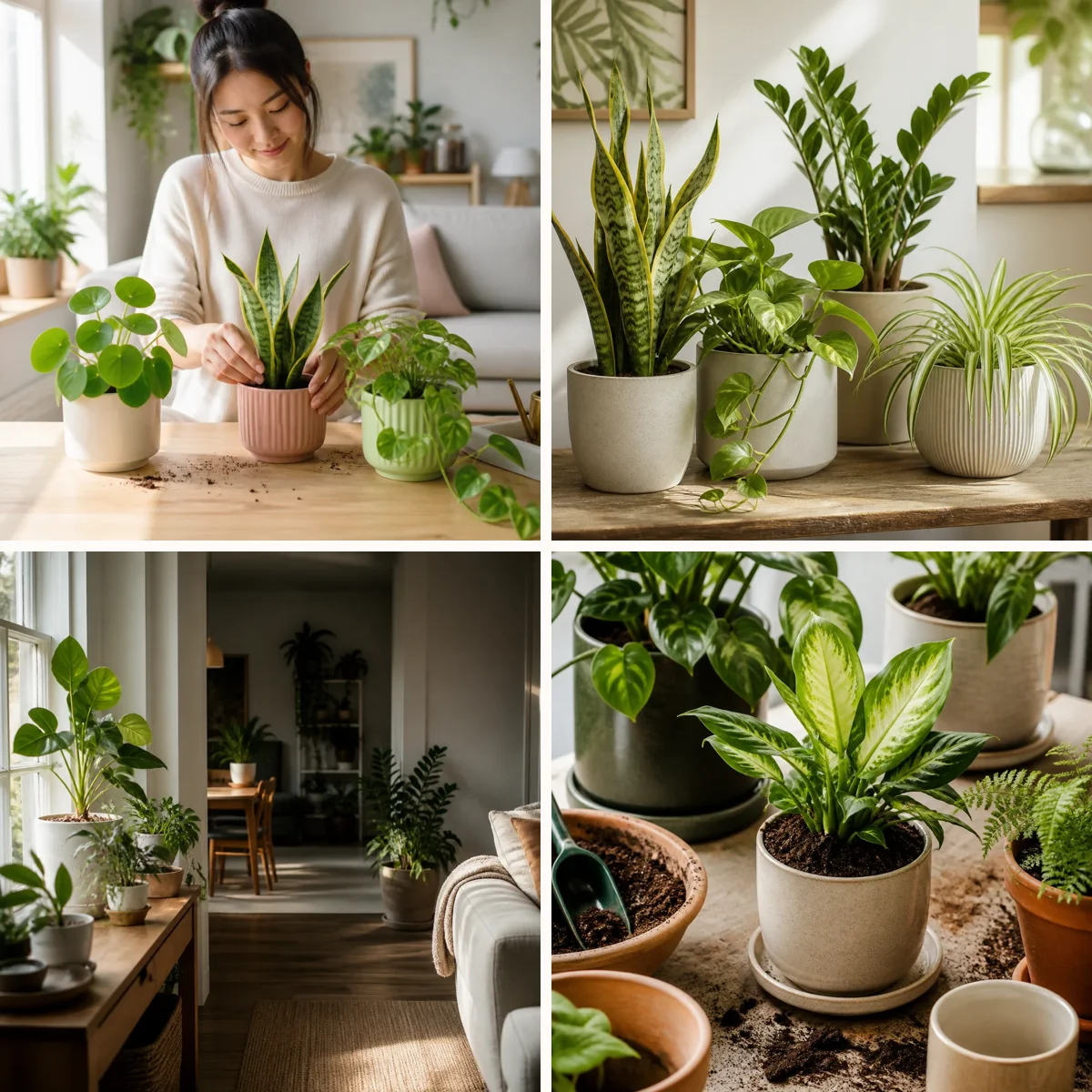 Comment commencer une collection de plantes d’intérieur avec des plantes vertes faciles pour débuter